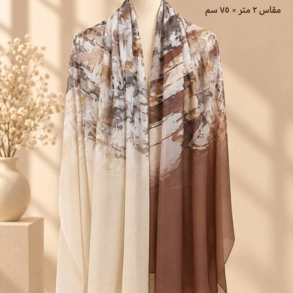 طرحه شيفون كريب ديجيتال 2متر*75سم